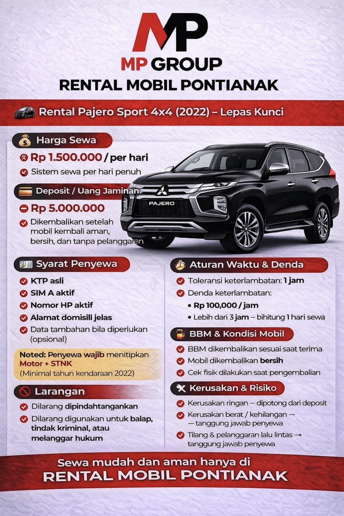 Mitsubishi Pajero Sport 4x4 2022