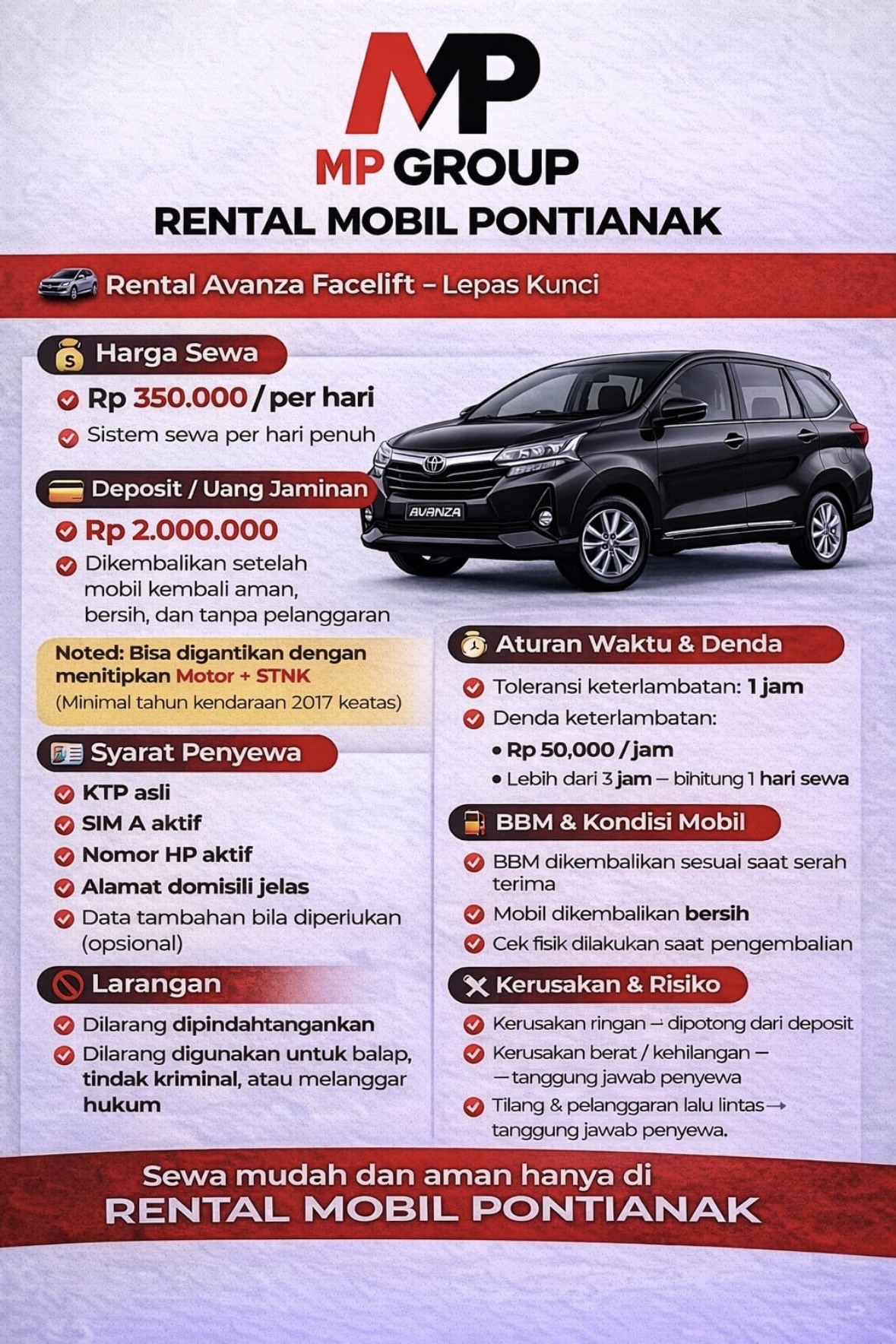 Toyota Avanza Facelift